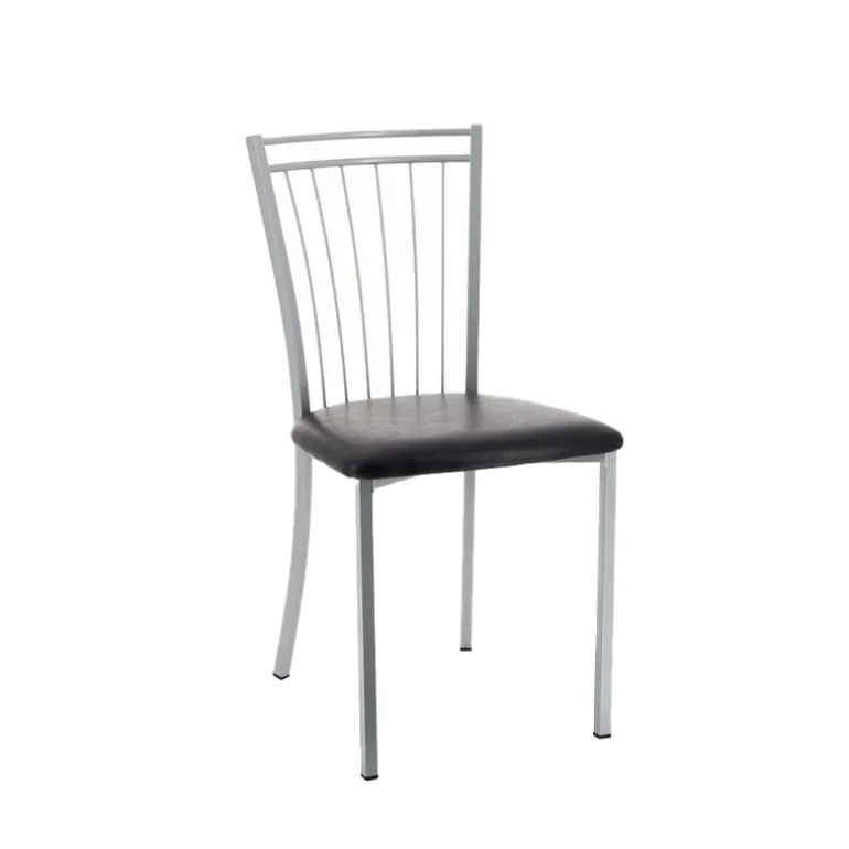 Viva Chaise de cuisine en métal et simili