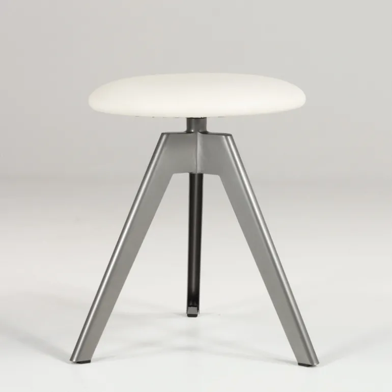 Vérone Carrier® Tabouret bas pivotant en métal et synthétique