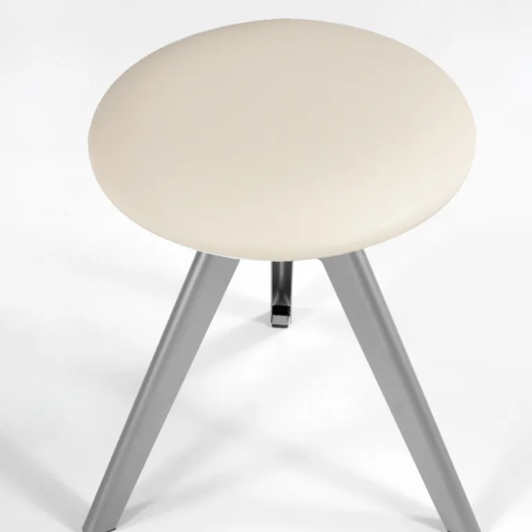 Vérone Carrier® Tabouret bas pivotant en métal et synthétique