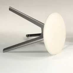 Vérone Carrier® Tabouret bas pivotant en métal et synthétique