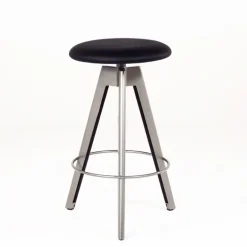 Vérone Carrier® Tabouret snack pivotant en synthétique et métal