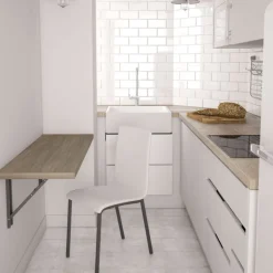 Vulcano Table murale rabattable en stratifié ou mélaminé