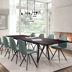 Wacko 2.0 Table extensible design avec pieds en métal