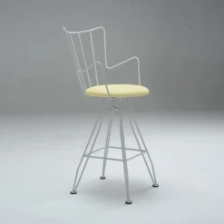Well Carrier® Tabouret snack design en synthétique et métal
