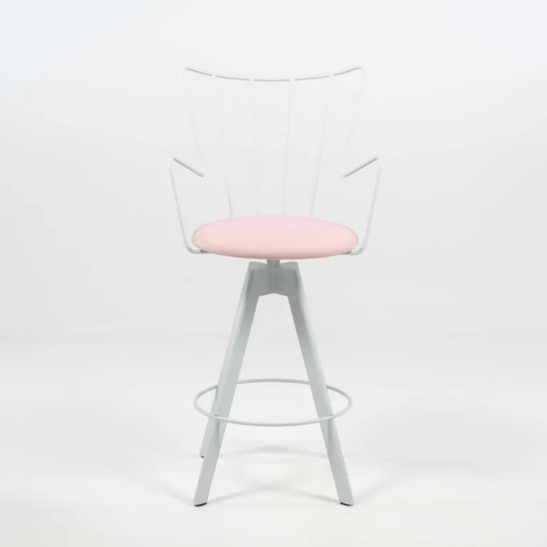 Well Carrier® Tabouret snack design pivotant en synthétique et métal