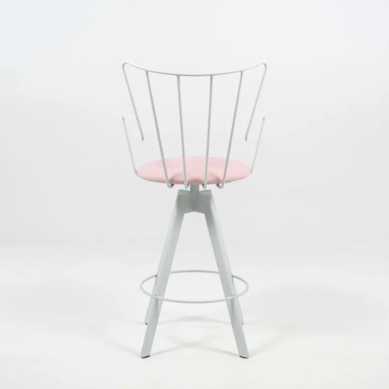 Well Carrier® Tabouret snack design pivotant en synthétique et métal