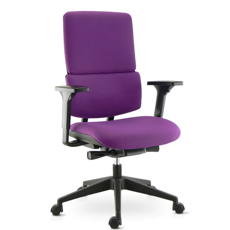 Wi max Chaise de bureau en tissu avec roulettes