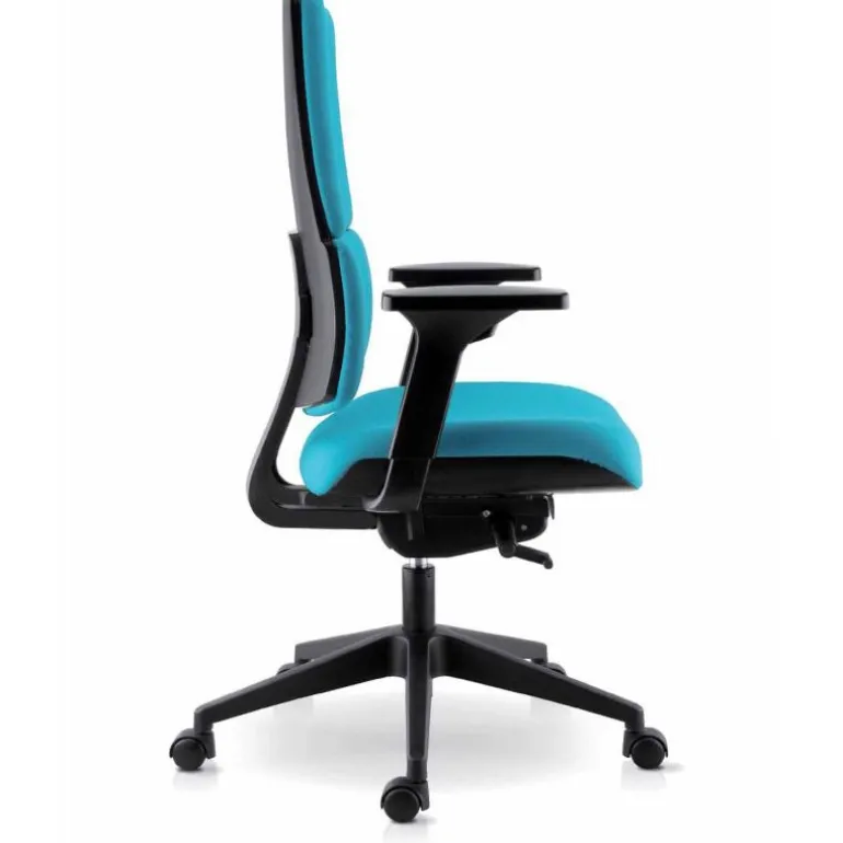 Wi max Chaise de bureau en tissu avec roulettes