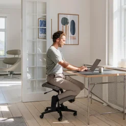 Wing Varier® Siège ergonomique en tissu sur roulettes