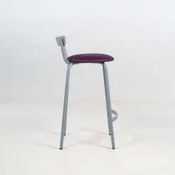 Xoxo Carrier® Tabouret snack fabriqué en France structure en métal et assise rembourrée