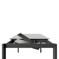 Zenit Table en céramiqueextensible avec pieds en métal