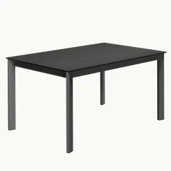 Zenit Table rectangulaire céramique avec pieds métal